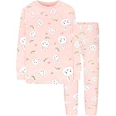 DAUGHTER QUEEN Girls 4 Pieces Cotton Pajamas Size 18 Months-12 Years