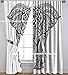 Elephant Mandala Indian Curtain Hippie Wall Hanging Door Window Large Curtains 2 PC Style Traditional Hippie by Handicraftspalace