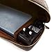 Tuff-luv Herringbone Tweed NFC Travel Case for Bang & Olufsen B&O Beoplay A2 Bluetooth Speaker with NFC Tag - Brown