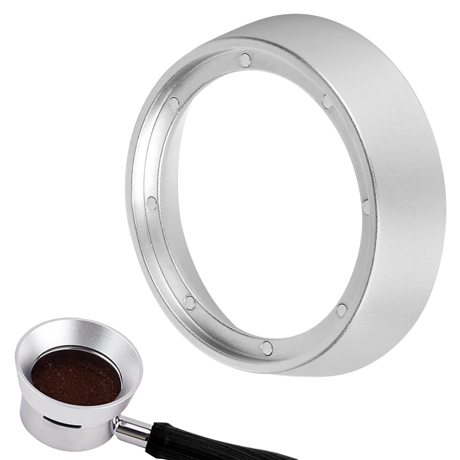 54mm Dosing Funnel, Espresso Dosing Funnel, Portafilter Funnel, Sage Dosing Funnel, Coffee Dosing Funnel Compatible with All Espresso Portafilters