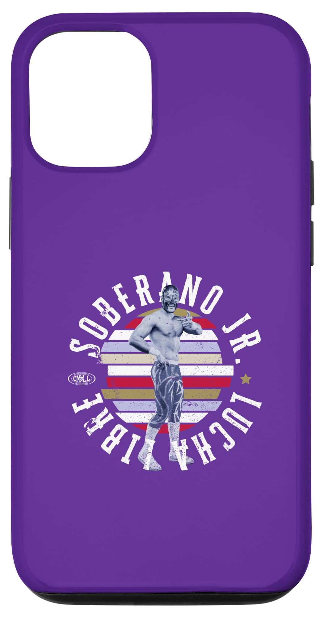 iPhone 15 Soberano Jr. Mexican Luchador Ideal for men and women. Case