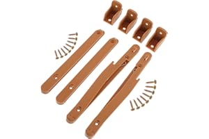 NAMOARLY Fence Rail Connector Set for Cribs Heavy Duty Plastic Lifting Rail with Screws for Nursery Bed