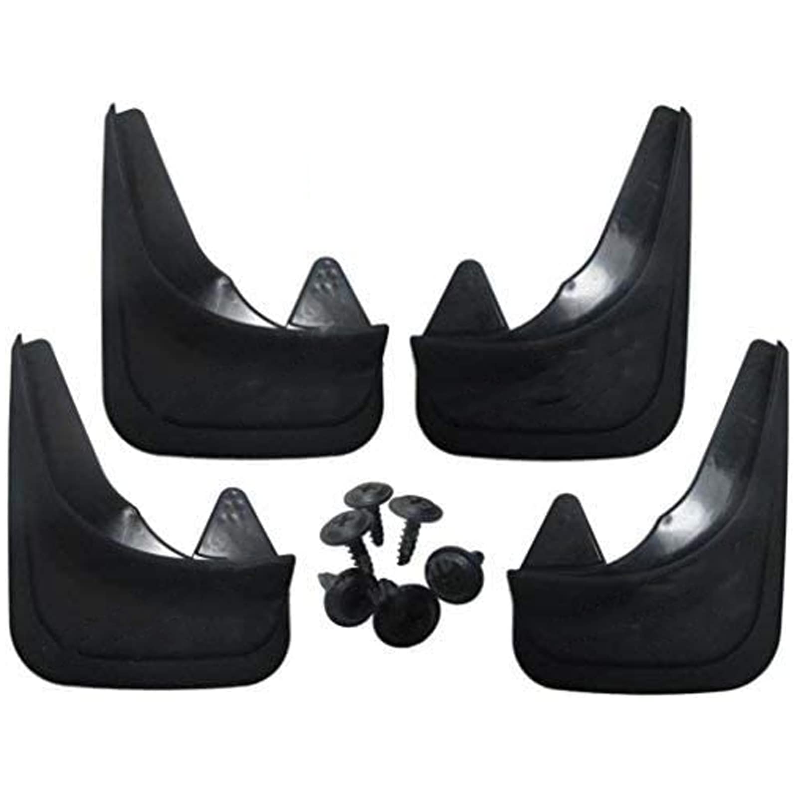 Xtremeauto New Universal Car Auto Rubber Fitting Moulded Mudflaps Car's Hatchback Saloon Estate (Full Set)