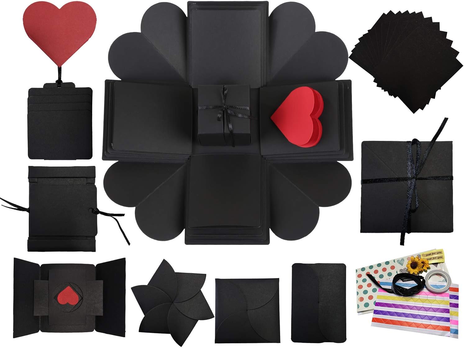 DIY Explosion Gift Box kit Creative Gift Wedding Birthday Anniversary Supplies Valentines Day