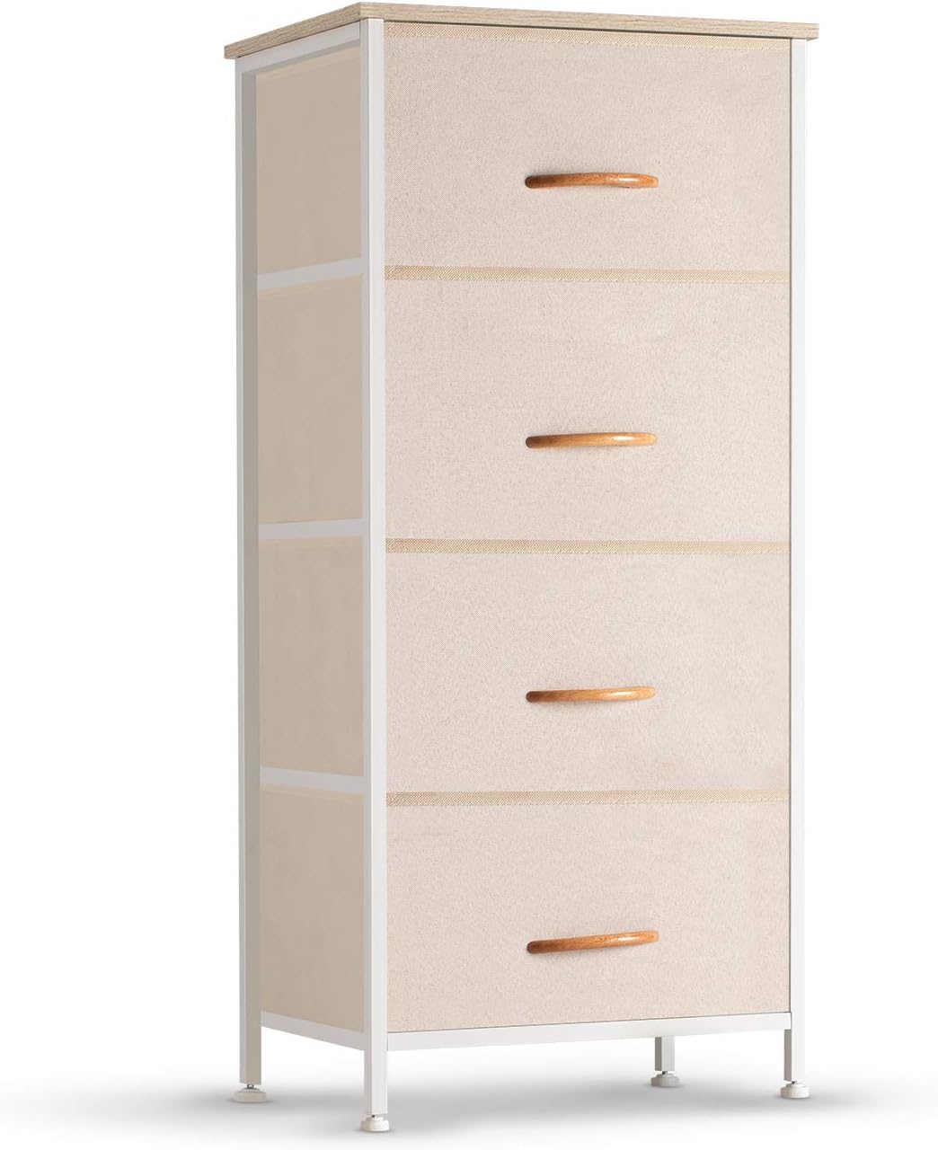 COSYLAND 4 Drawer Dresser Storage Tower, Fabric Organizer Unit Stable for Bedroom, Closet, Entryway, Hallway, Nursery Room: Home & Kitchen