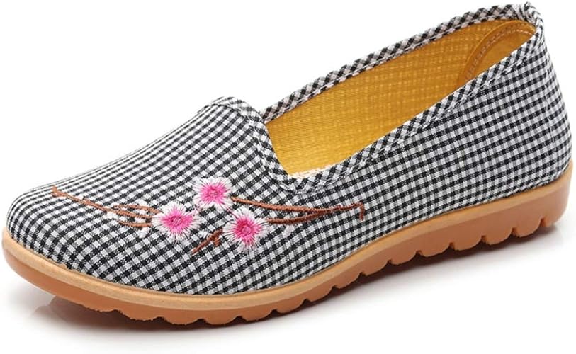 Amazon リンゼ フラットシューズ バレエシューズ パンプス ぺたんこ靴 レディース フラットシューズ ファッション スリッポン シューズ 長時間歩いても疲れない 安定して歩きやすい Ol フラットパンプス パンプス