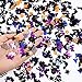 DECORA 5000pcs Halloween Plastic Confetti Multi-shaped Glitter Colorful Confetti for Halloween Party Table Decoration and DIY Craft 100 Grams