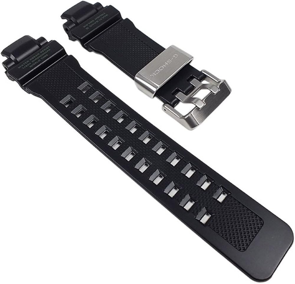 Casio Watch Strap watchband Resin Band Black for GWA11001