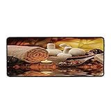 Spa Decor Custom Mouse Pad,Outdoor Spa Massage