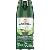 OFF! Deep Woods Dry Unscented Insect & Mosquito Repellent Aerosol, Powder-Dry 25% DEET, Safe on Clothing, Up to 8-Hour Protec