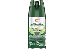 OFF! Deep Woods Dry Unscented Insect & Mosquito Repellent Aerosol, Powder-Dry 25% DEET, Safe on Clothing, Up to 8-Hour Protec