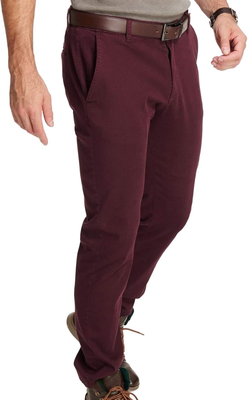 mens wine chinos