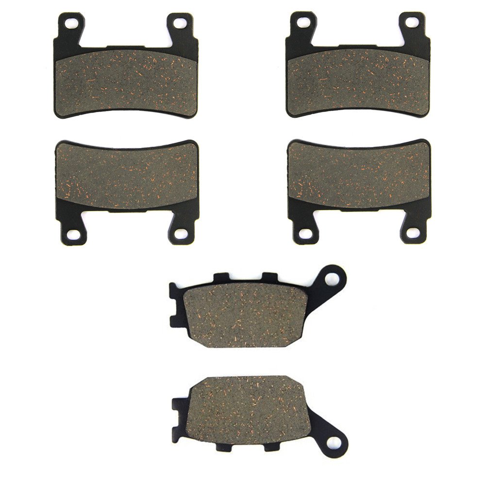 SOMMET Motorcycle front and rear brake pads for CBR600RR (03-04) CB1300 S/SA (05-09) CBR600 F (99-06) CB 1100 EX SAE 2014-2021 CB 1300 F 2003-2004 CB 1300 Superfour/SA 2005-2009 LT296-296-174