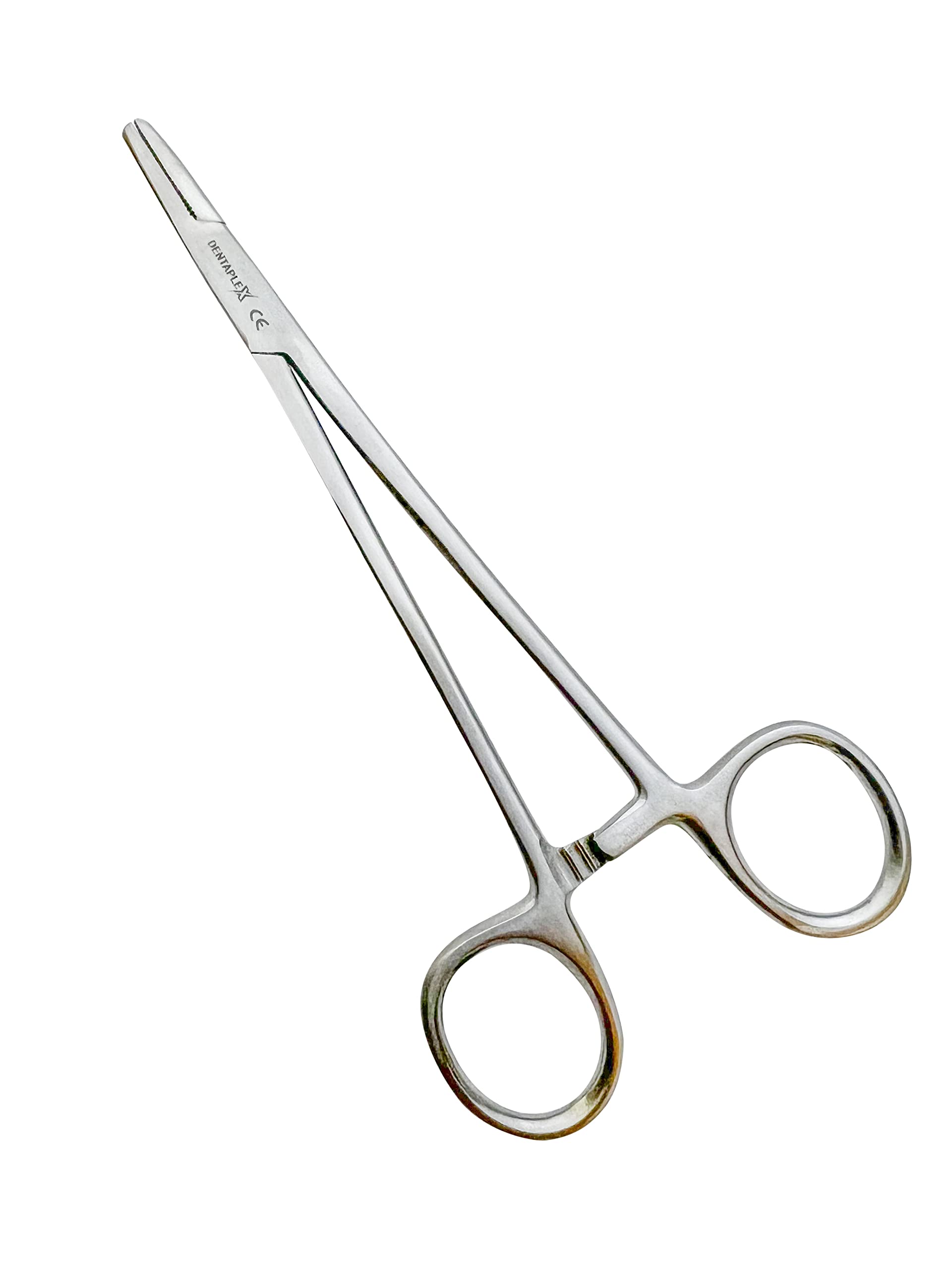 Dentaplex Self Locking Pliers Suturing Piercing Clamp Fishing Forceps Tweezers Pincers for Stud Ball earings Holder Screw Removal Tool Surgical Veterinary Crafting Soldering DIY Use