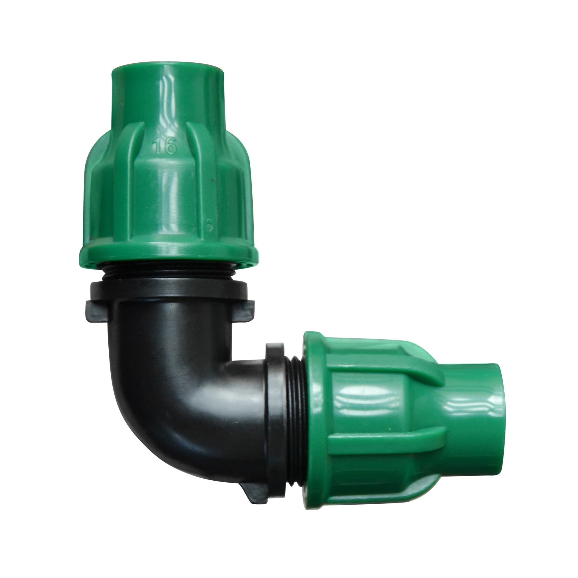 G.F. GF 06598 Connection Angle for Hose Black 16 mm