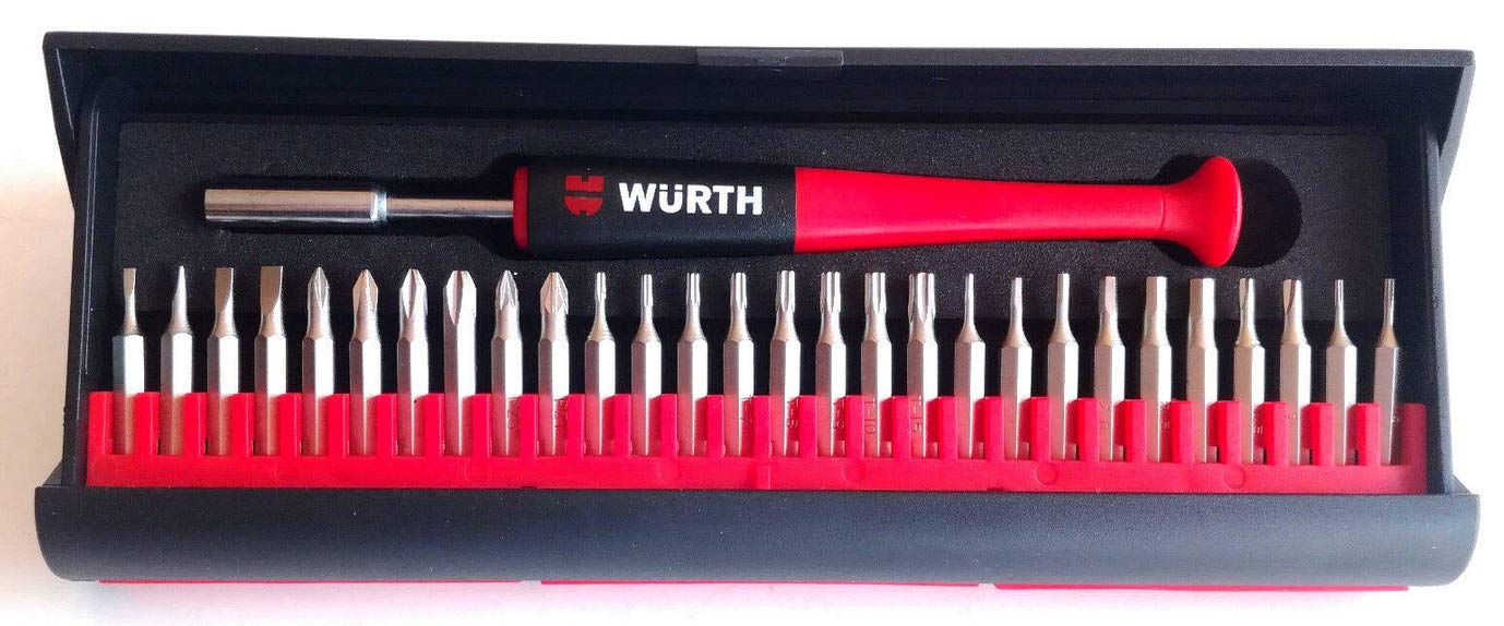 WURTH - Precision Screwdriver Set - Watch - Electronical - Mobile Repair 29 PCS