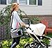 OLIVIA & AIDEN Stroller Organizer Set - Universal Fit Durable Multi Pocket Stroller Bag, Padded Shoulder Strap, Stroller Safety Belt Wrist Strap, 2 Stroller Bag Hooks – Carriage Accessories Set