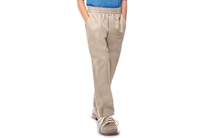 CLASSROOM SCHOOL UNIFORMS Classroom Uniforms Pull-On Pant with Boxer Elastic Waistband for Girls and Boys