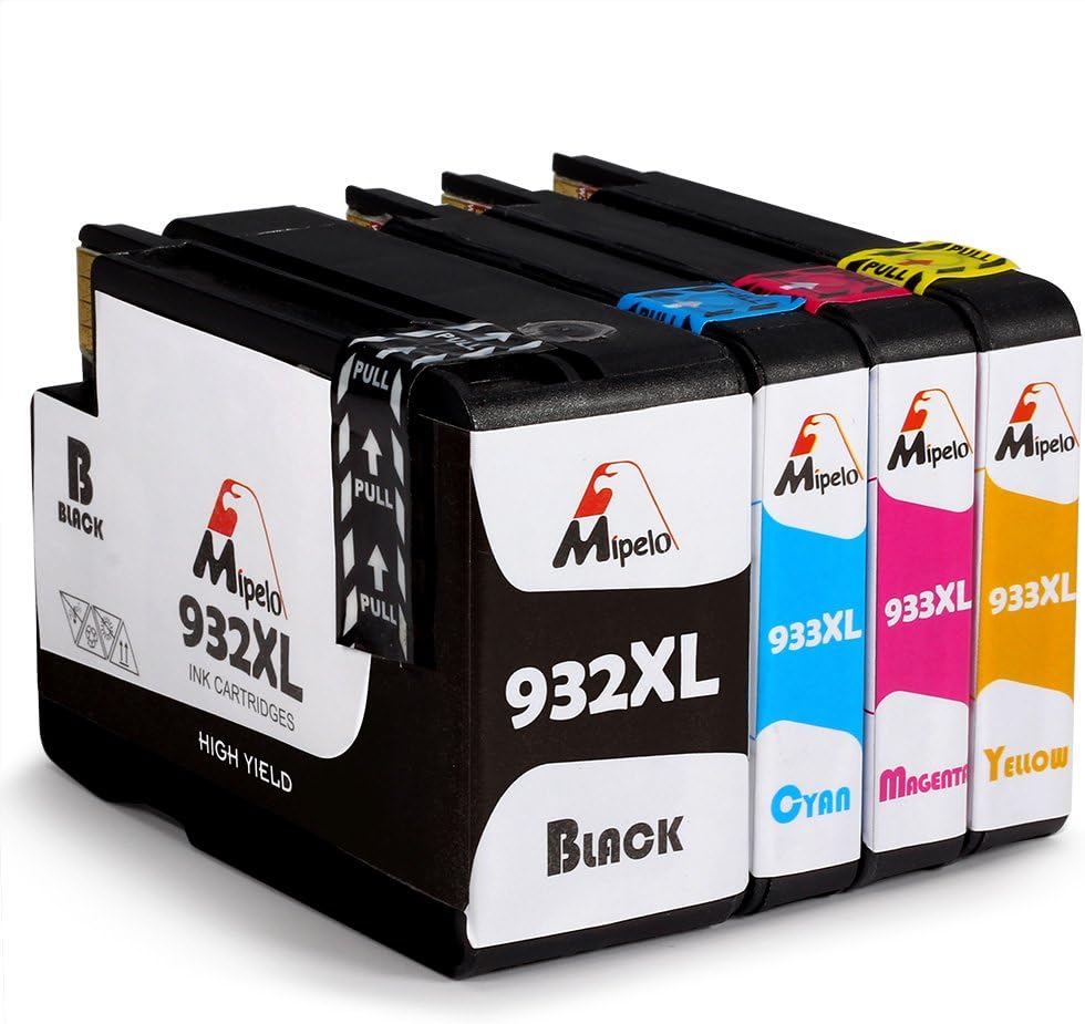 Cartucce Compatibili Xl Per Hp A Getto D'inchiostro Cartucce Inchiostro 932XL 933XL - Set 4 Pezzi Per HP Officejet 6100, 6600, 6700, 7100, 7610 Cartucce Hp 912 XL - Foto 6