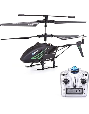 Remote Controlled Helicopters And Quadcopters Amazon!    Co Uk - vatos rc helicopter remote control helicopter indoor with gyro and led light 3 5 channels alloy mini