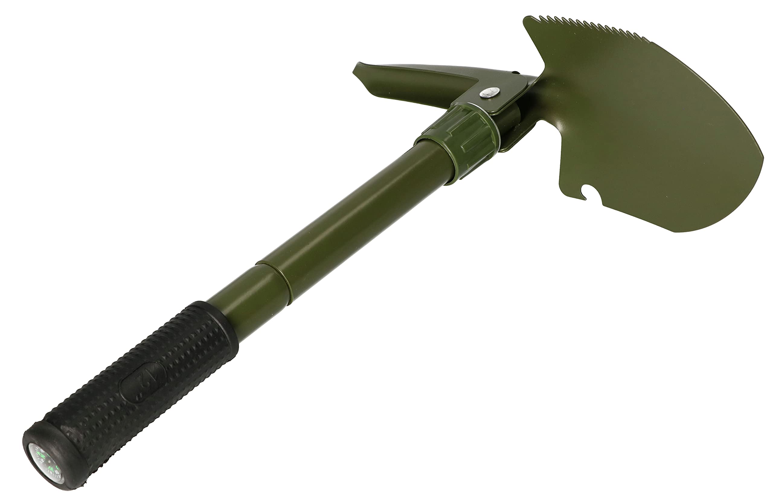KOTARBAU® Folding Field Spade with Pickaxe and Protective Cover for Outdoor Activities