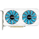 SRhonyra GTX 1660 Ti 6GB Graphics Card GDDR5 | 192-Bit,PCI-e 3.0 x16,DirectX 12 OpenGL 4.6,8-Pin connector,White