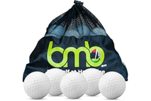 BMB GOLF Used Golf Balls Bulk (48 Pack) - White Golf Supplies – Golf Accessories for Men & Women - Reusable White Golf Balls – Ideal Gifts for Golfers