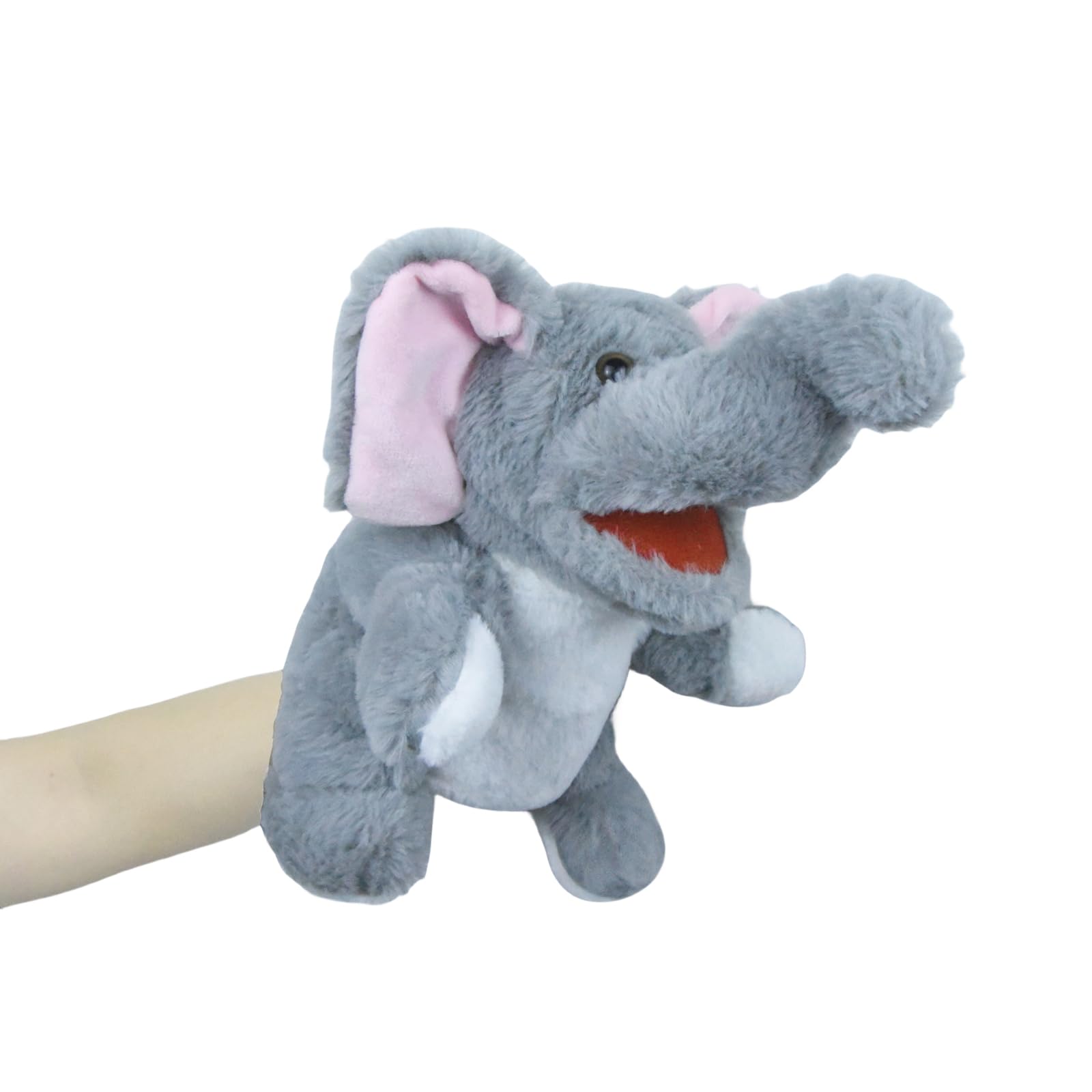 lilizzhoumax elephant Hand Puppet Plush Toy, Stuffed Zoo Animal Plush Cute Role-Playing, Child Interactive Early Education Toys Home DecorationGift for Kids Boys Girls Age 4 5 6 7 8 — image 1