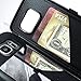 Galaxy S7 Wallet Case With Mirror,Bidear(TM) Samsung Galaxy S7 Case Card Key Slot Holder Kickstand Back Cover,Creative Design for Galaxy S7 5.1 inch-Black