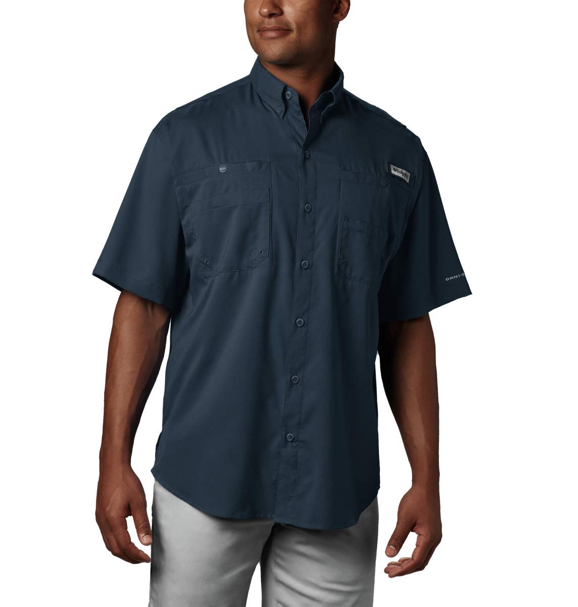 Columbia Men's Big and Tall Tamiami II SS Shirt, Collegiate Navy, 5X Image