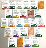 PowerTea Medley Gift Box Tazo Tea Variety 50 Tea Bags with Power for Apple Honey Sticks