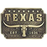 Montana Silversmiths Longhorn Series Attitude Western Belt Buckle