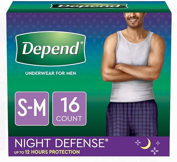 mens depends medium