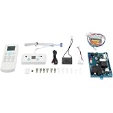 For Mini Split Control Board Replacement Kit, AC Control System Panel &amp; PCB For HVAC Units, Plastic Metal Parts