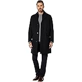 Cole Haan Men's Classic Wool Long Twill Coat