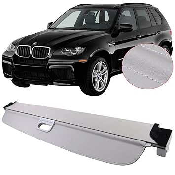 Cargo Cover Fits 2007 2013 Bmw X5 2008 2009 2010 2011 2012 Grey Pu Tonneau Cover