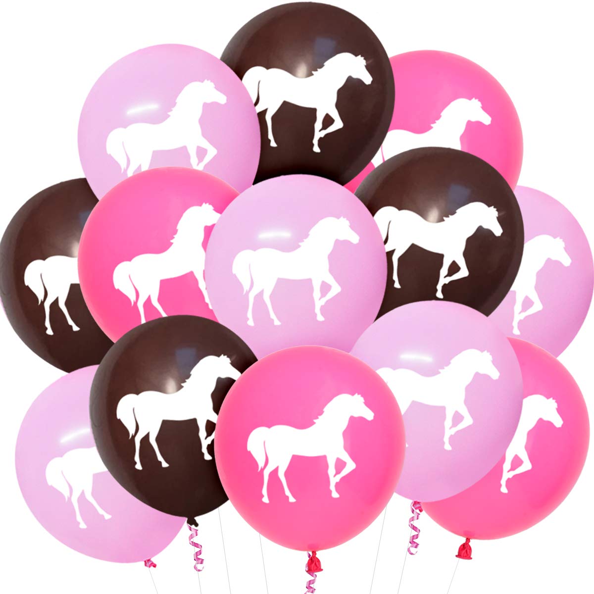 Horse Party Balloons for Western Cowgirl Party Decorations and Supplies, Horse Baby Shower 45Pcs