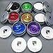 Chige 10 Colors Hair Wax, Professional Natural Matte Hairstyle Hair Dye Wax Hair Care DIY Hair Clay Wax Mud Dye Cream Temporary for Party, Cosplay (Black)