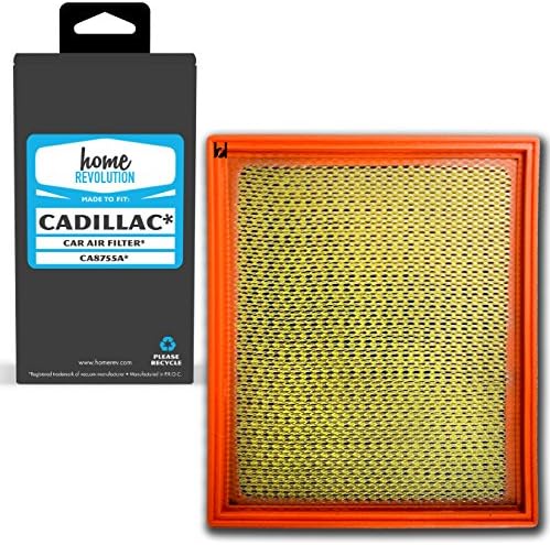 Home Revolution Engine Air Filter, Fits Cadillac Escalade, Chevrolet Avalanche, Silverado, Suburban, Tahoe & GMC Sierra, Yukon Models and Parts CA8755A, A1618C & A45315 (1)