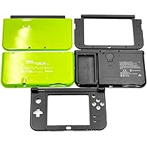3DSとソフト Custom Lime-Green New 3DSLL Extra Housing Case Shells Cover