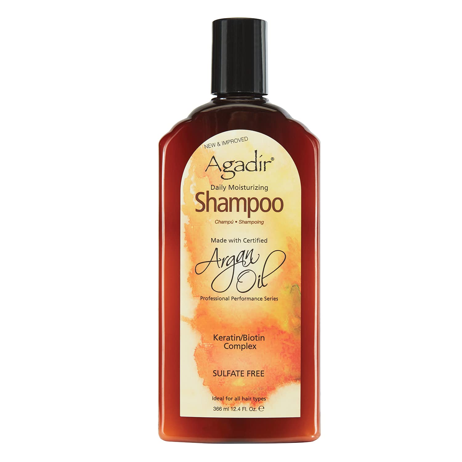 Argan Oil Daily Moisturizing Shampoo by Agadir for Unisex - 12 oz Shampoo,I0020294