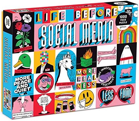 Life Before Social Media 1000 Piece Puzzle