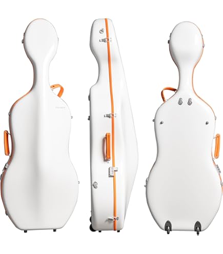 Amazon.com: GEWA Cello Case, Air 3.9, 4/4, White/Blue : Musical