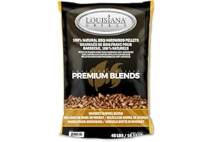 Louisiana Grills 55410 Pellets, 40-Pound, Tennessee Whiskey Barrel