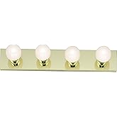 Nuvo Lighting SF77/189 Transitional Four Light Vanity in Brass-Polished/Cast finish