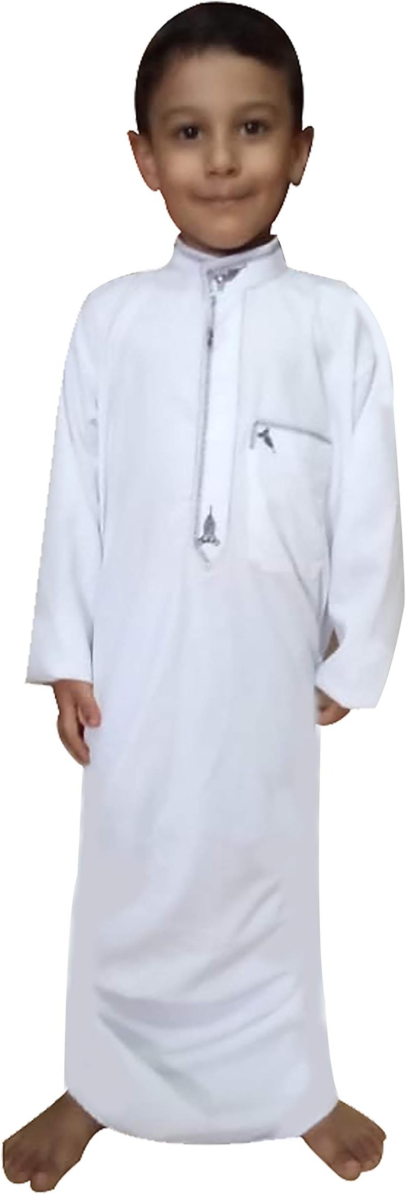 bonballoon Boys Kids Saudi Thobe Thoub Robe Daffah Dishdasha Islamic Arabian Kaftan 124