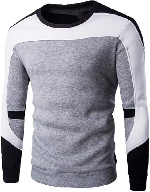 U/A Primavera Otoño Hombres Suéteres Algodón Hip-hop Patchwork Costura