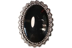 Nosadi Antique Vintage Scrying Mirror Rings Witchcraft Scrying Tools Fortune Telling Feng Shui Psychic Altar Kit Wiccan Supplies For Divination Meditation Decorative