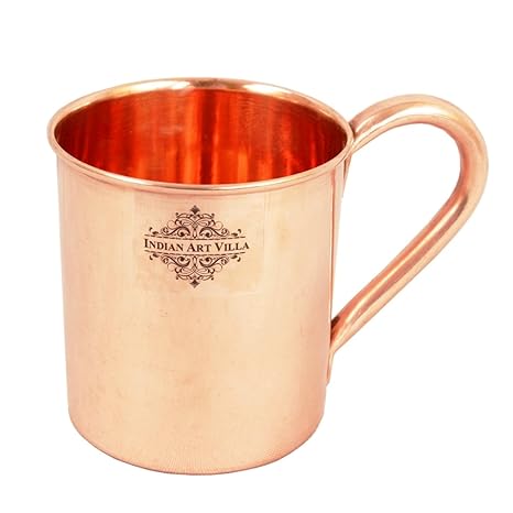 Indian Art Villa Moscow Mule Beer Copper Mug/Cup; 415 ml
