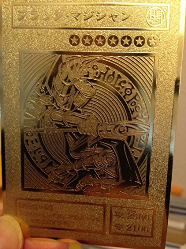Dark Magician Yugioh Custom Metal Card Rare Limited Collection Golden Cards